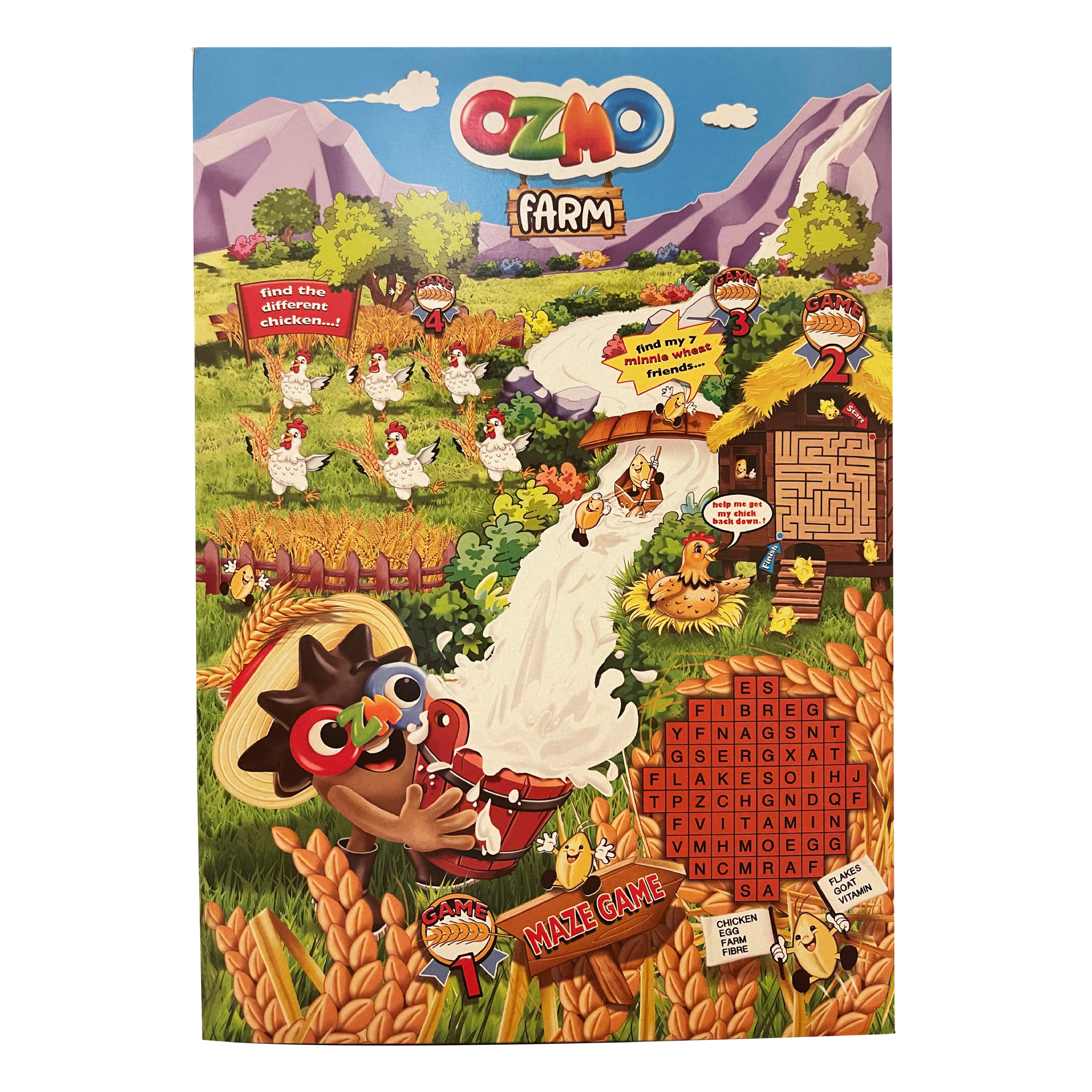OZMO Farm Cereal Flakes with cocoa (325g)