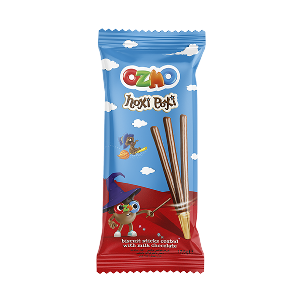 OZMO Hoxi poxi sticks coated in milk chocolate