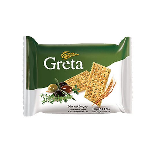 GRETA Crackers Olive and Oregano