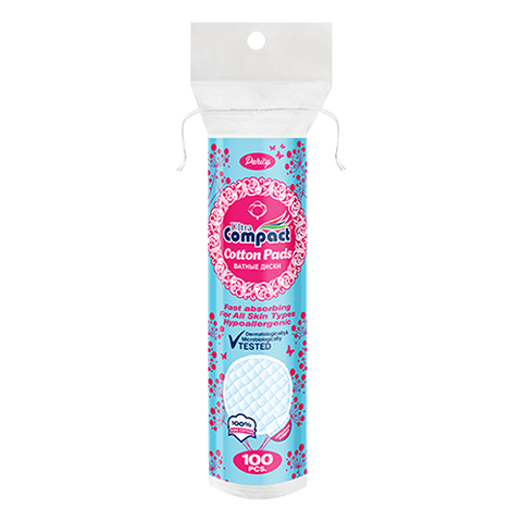 ULTRA COMPACT Cotton Pads 100Pads