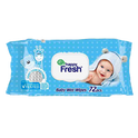 Happy Fresh Alcohol-Free Baby Wet Wipes - 72 Sheets
