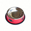 Stainless Steel Cat Bowl – Colorful Non‑Slip Food & Water Dish