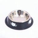 Stainless Steel Cat Bowl – Colorful Non‑Slip Food & Water Dish