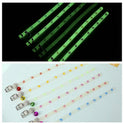 Luminous Pet Collar – Glow‑in‑the‑Dark Paw Print Design for Cats & Small Dogs
