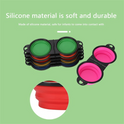 2‑in‑1 Portable Pet Bowl – Foldable Silicone Food & Water Container for Travel & Camping
