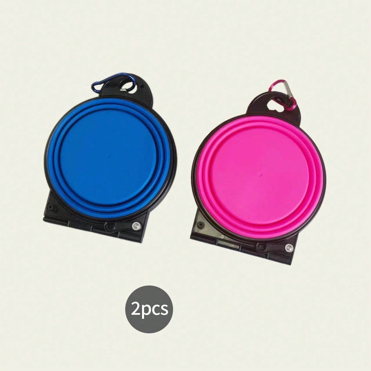 2‑in‑1 Portable Pet Bowl – Foldable Silicone Food & Water Container for Travel & Camping