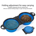 2‑in‑1 Portable Pet Bowl – Foldable Silicone Food & Water Container for Travel & Camping