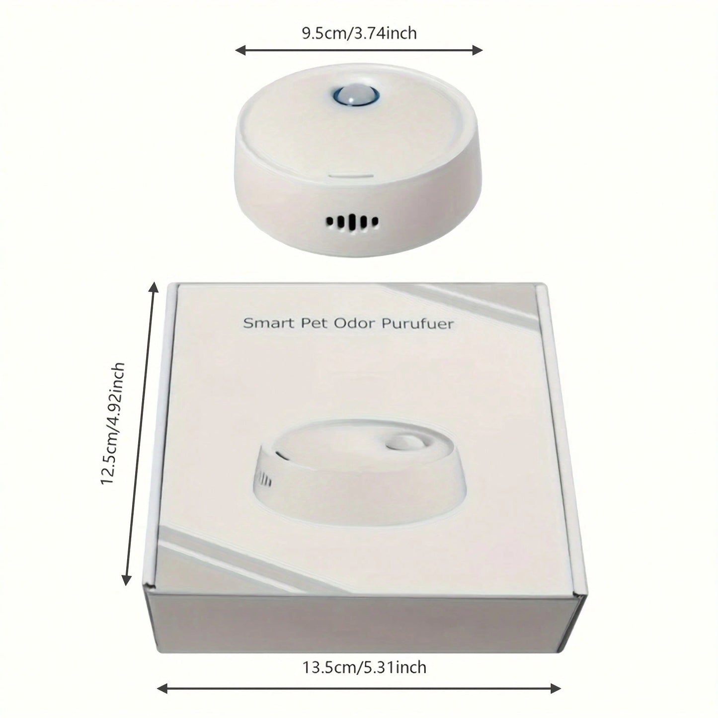 Smart Cat Litter Deodorizer | USB Rechargeable Pet Air Purifier