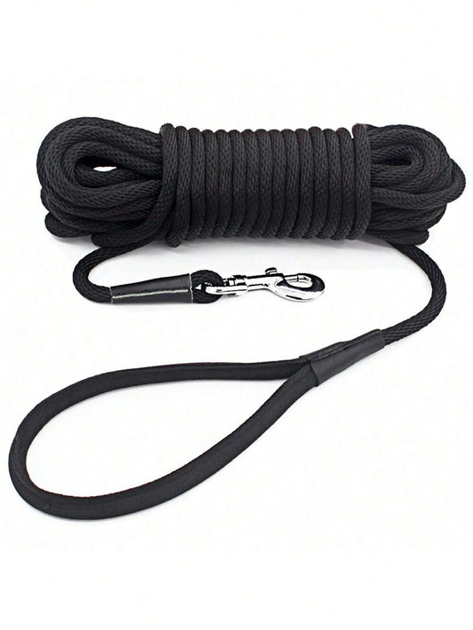 Solid Color Pet Leash – Durable Outdoor Walking Accessory for Dogs