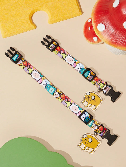 Adventure Time Pet Collar | Adjustable Dog & Cat Collar