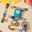 Adventure Time Pet Harness & Leash Set | Adjustable Dog & Cat Walking Set
