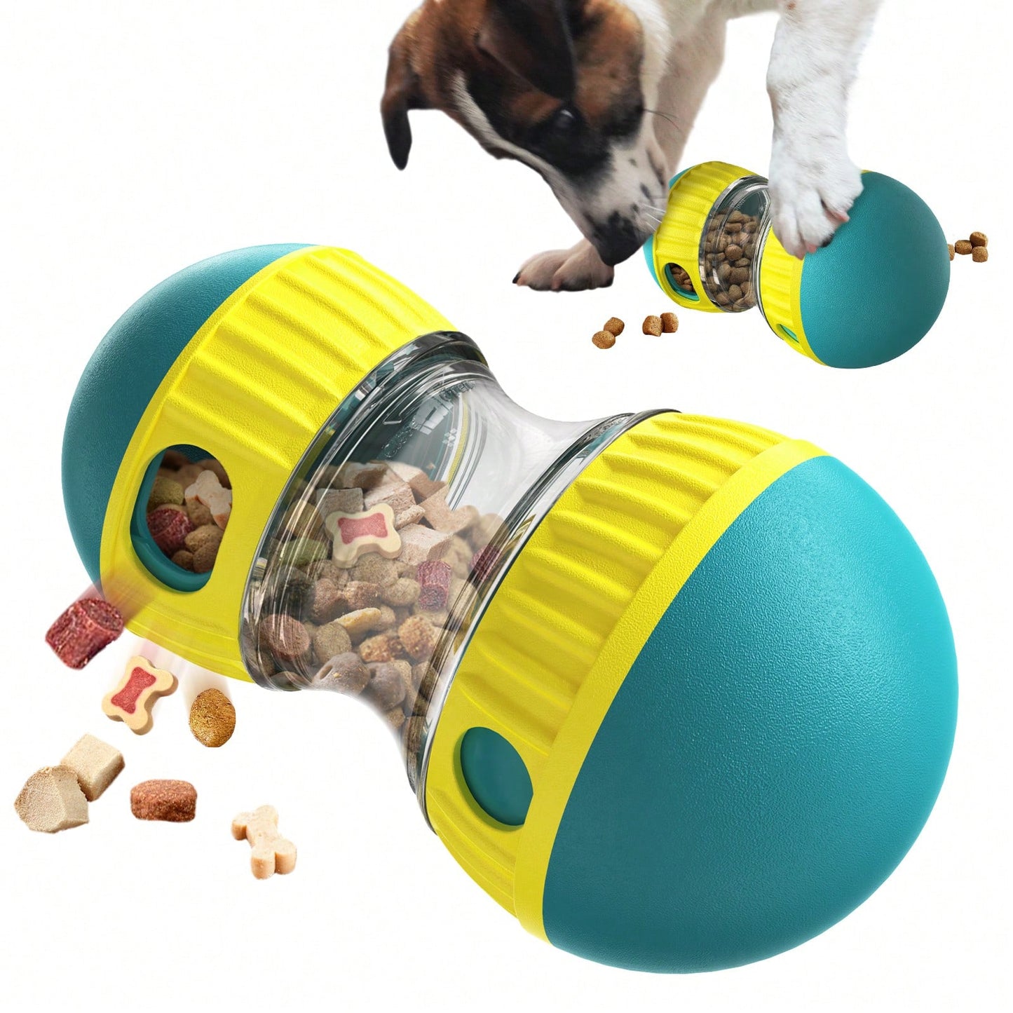Interactive Dog Toy – Treat Dispenser Puzzle Ball & Food Feeder for All Breeds