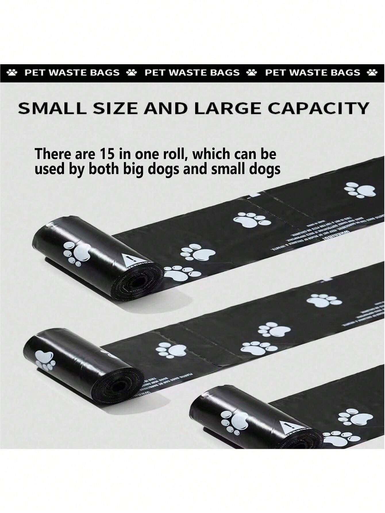 Leak‑Proof Dog Poop Bags – Durable Disposable Waste Bags
