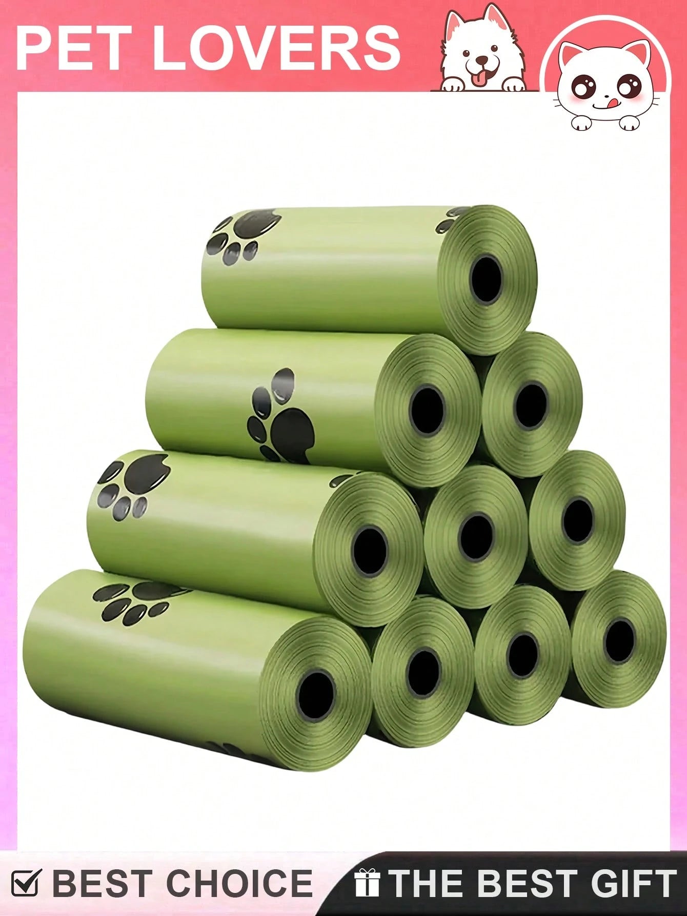 Leak‑Proof Dog Poop Bags – Durable Disposable Waste Bags