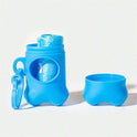 Dog Poop Bag Dispenser – Durable Polypropylene Holder with Pull Strap + 2 Rolls
