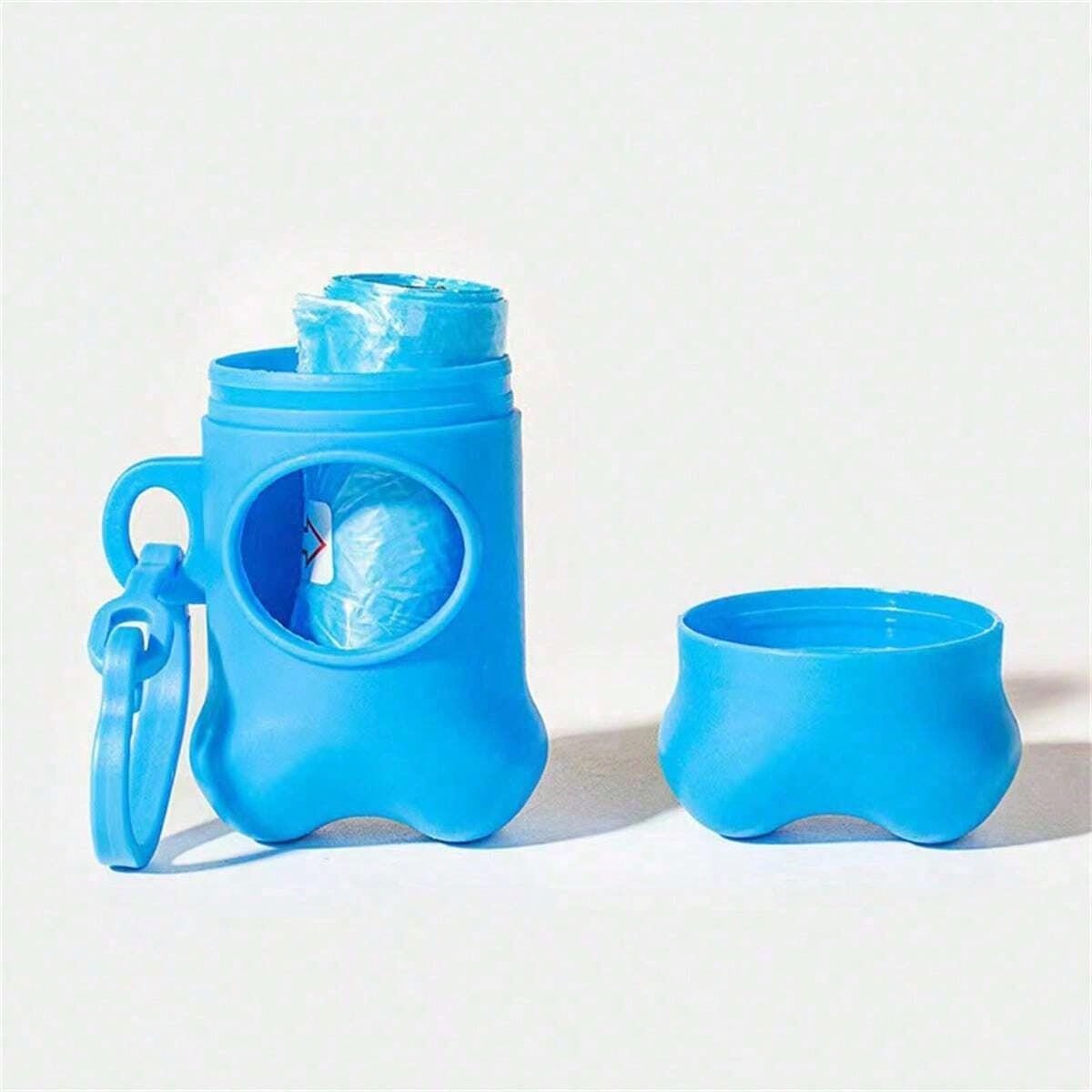 Dog Poop Bag Dispenser – Durable Polypropylene Holder with Pull Strap + 2 Rolls