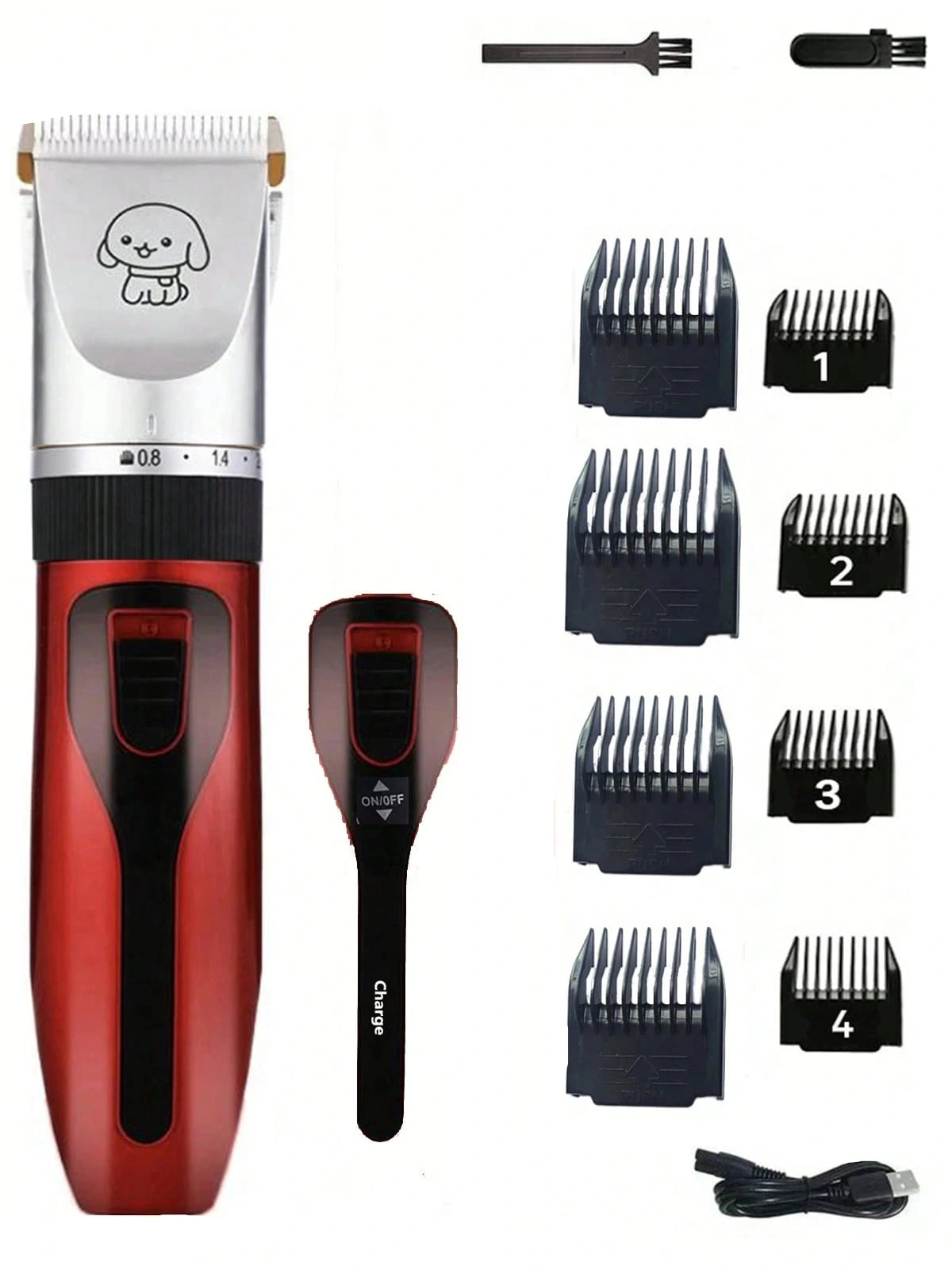 Rechargeable Pet Electric Trimmer for Dogs & Cats | Hair Clipper
