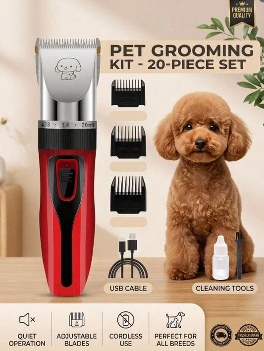 Rechargeable Pet Electric Trimmer for Dogs & Cats | Hair Clipper
