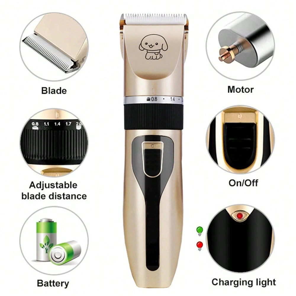 Rechargeable Pet Electric Trimmer for Dogs & Cats | Hair Clipper