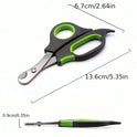 Stainless Steel Pet Nail Clippers for Dogs & Cats | Easy to Use