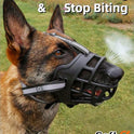 Soft Plastic Dog Muzzle – Anti‑Bite Pet Mask for Safe Outdoor Use