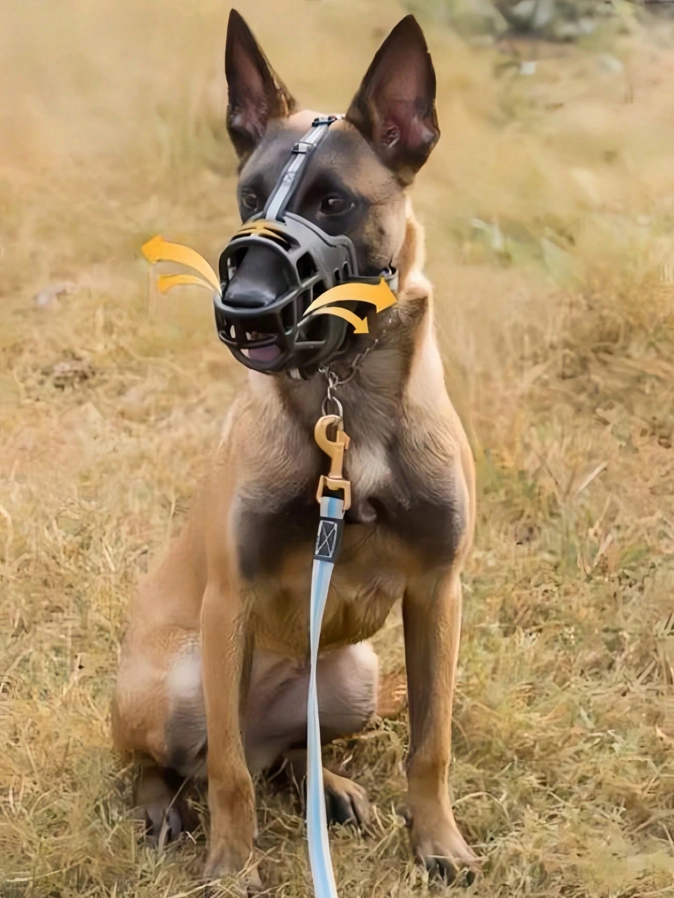 Soft Plastic Dog Muzzle – Anti‑Bite Pet Mask for Safe Outdoor Use