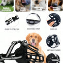 Soft Plastic Dog Muzzle – Anti‑Bite Pet Mask for Safe Outdoor Use