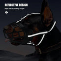 Soft Plastic Dog Muzzle – Anti‑Bite Pet Mask for Safe Outdoor Use
