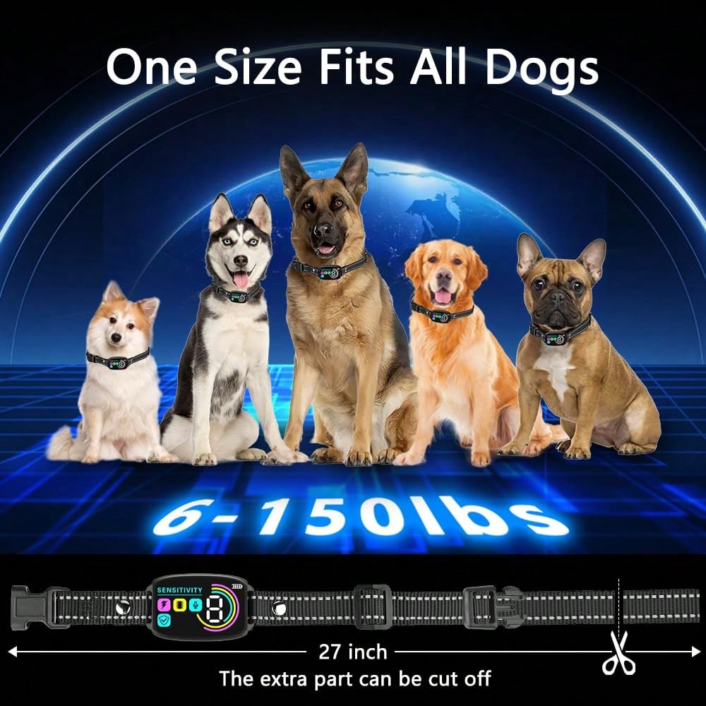 Anti-Bark Collar for Dogs | Rechargeable Beep & Vibration