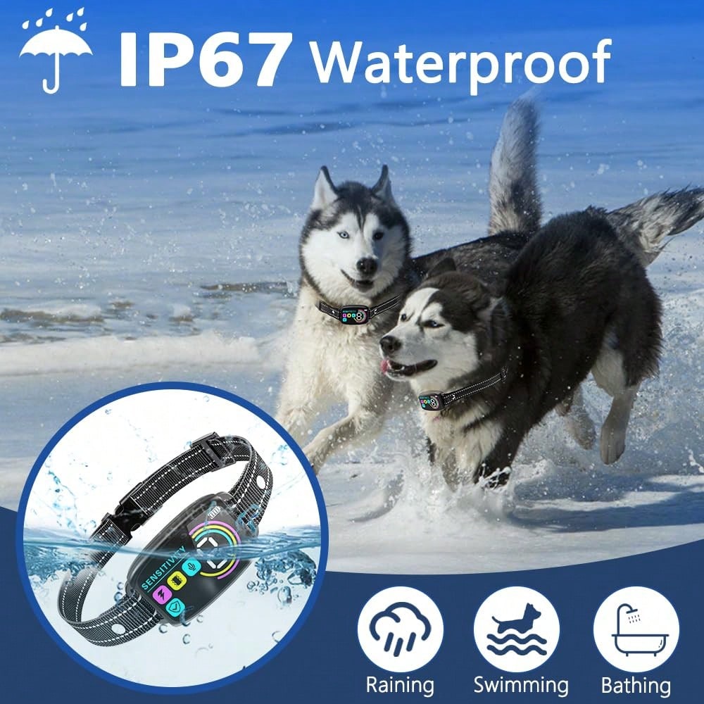 Anti-Bark Collar for Dogs | Rechargeable Beep & Vibration
