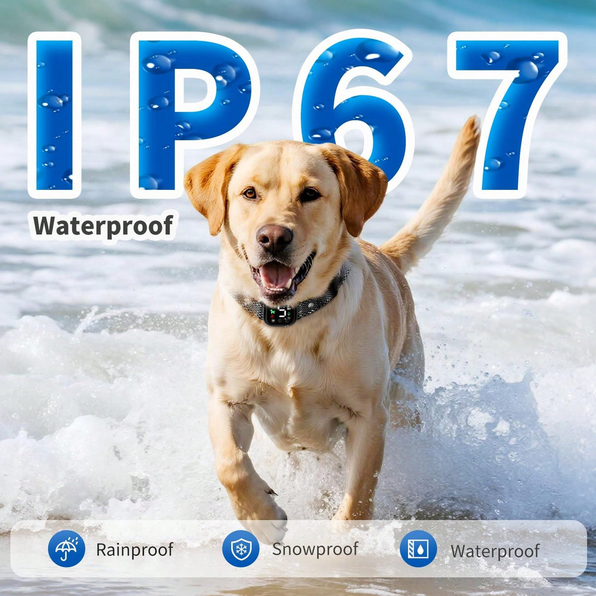 Smart Anti-Bark Collar for Dogs | Rechargeable & Waterproof