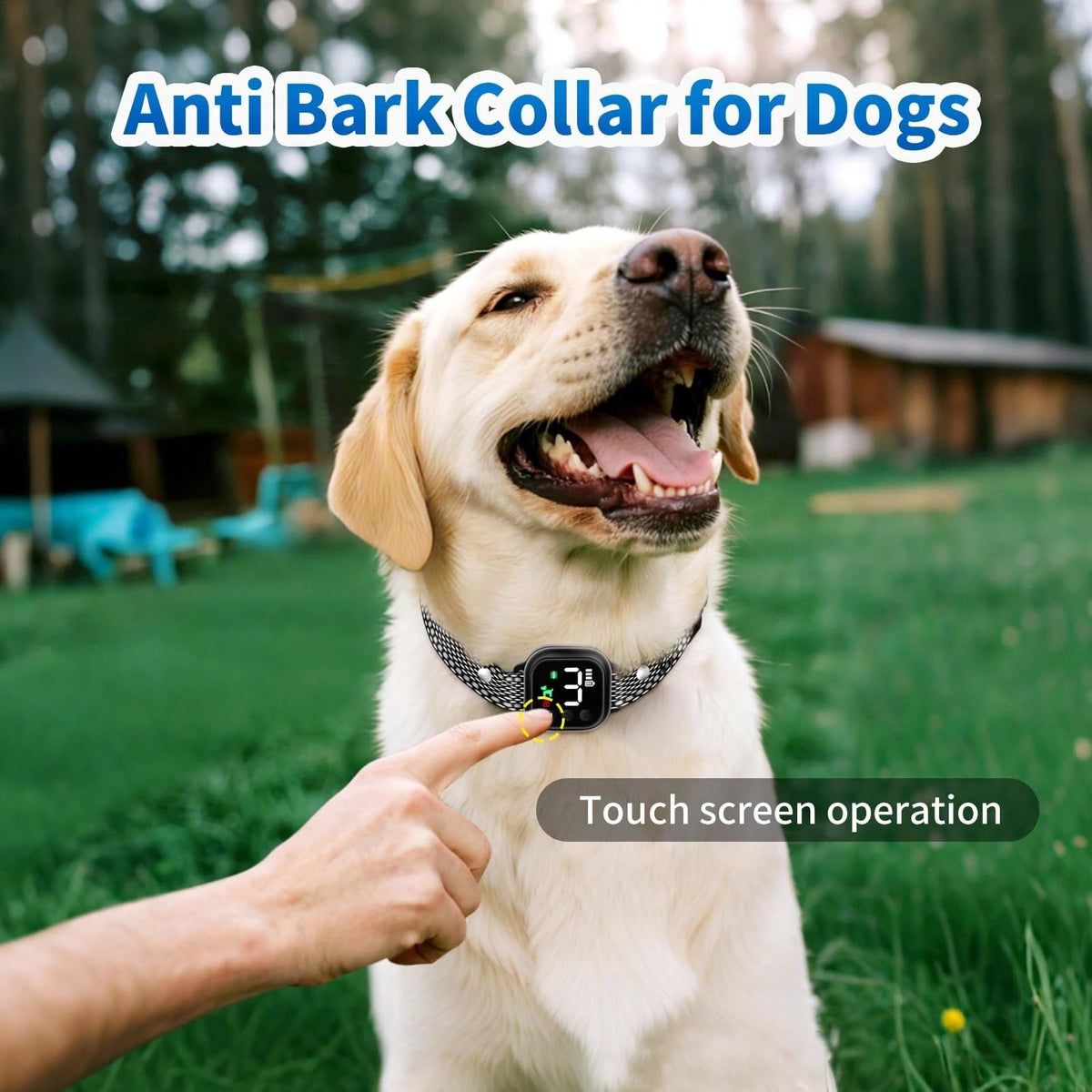 Smart Anti-Bark Collar for Dogs | Rechargeable & Waterproof