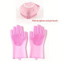 Soft Silicone Pet Bath Brush Scrubber – Grooming Shampoo & Massage Dispenser