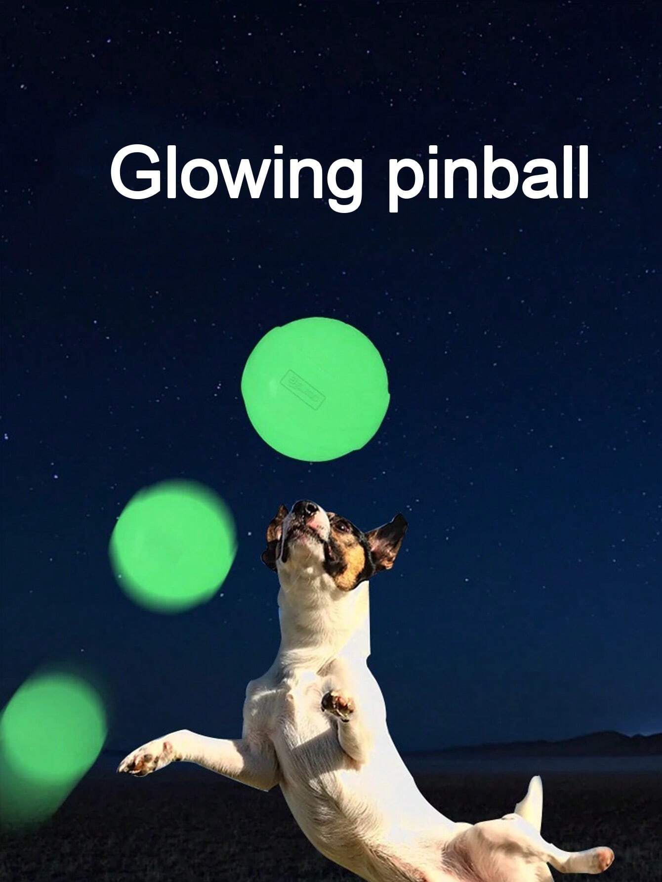 Jumping Dog Toy Balls – Bite‑Resistant Training & Grinding Balls (Glow Effect at Night)