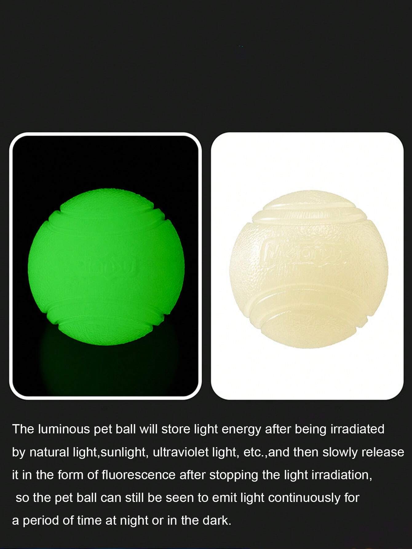 Jumping Dog Toy Balls – Bite‑Resistant Training & Grinding Balls (Glow Effect at Night)