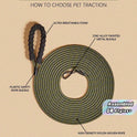 Lightweight Dog Training Rope Leash | Long Lead for Walking & Recall