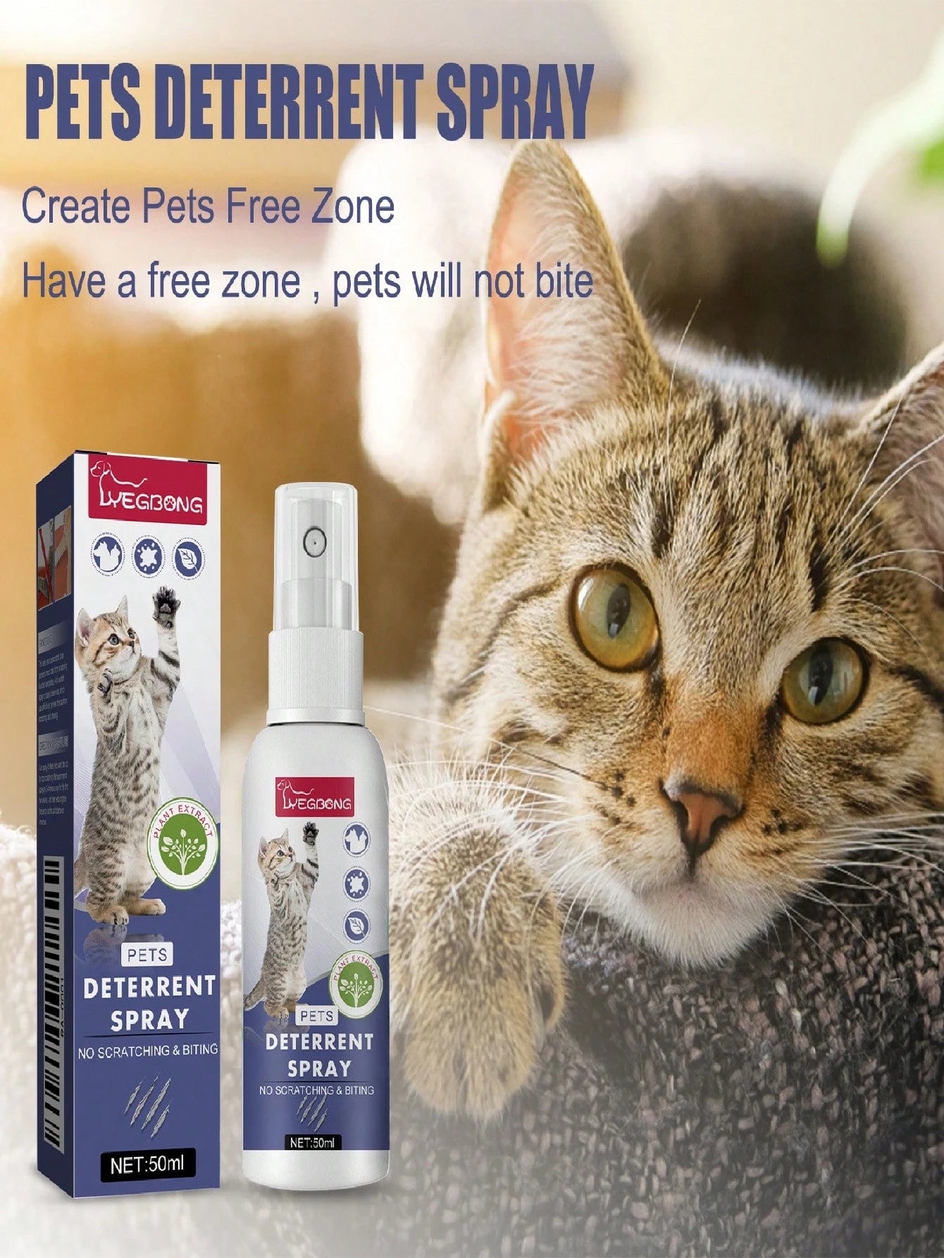 Pet Anti-Scratch Repellent Spray – Cat & Dog Furniture Protection