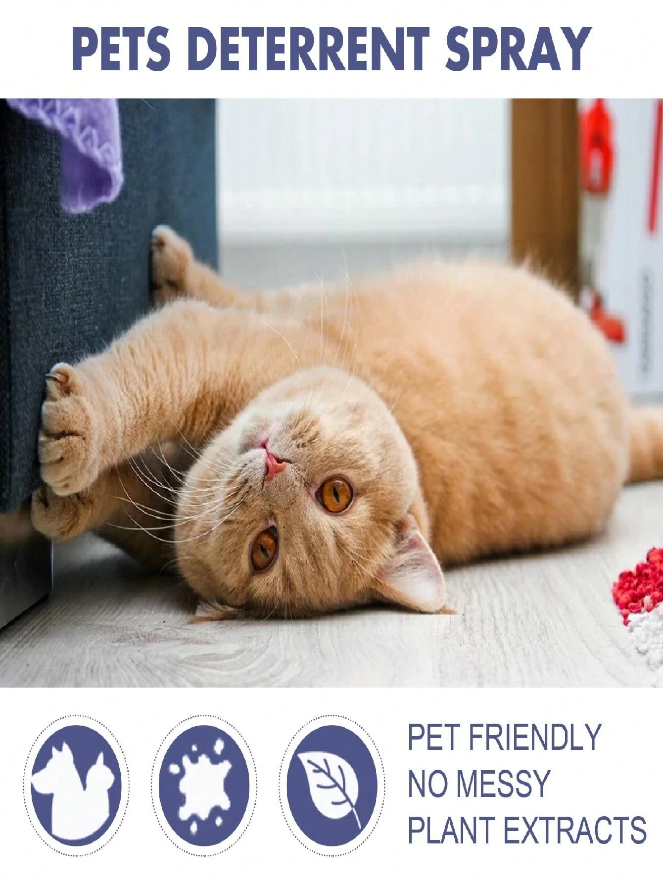 Pet Anti-Scratch Repellent Spray – Cat & Dog Furniture Protection