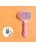Self Cleaning Pet Grooming Brush for Dogs & Cats | Deshedding Comb
