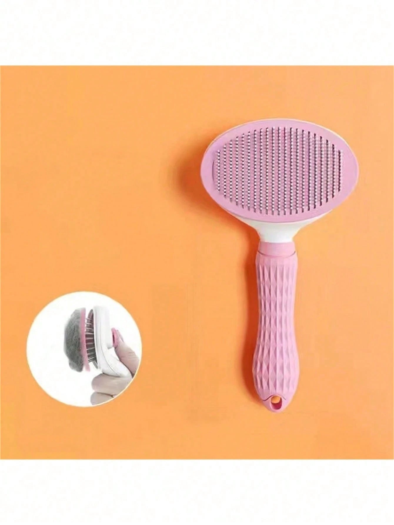Self Cleaning Pet Grooming Brush for Dogs & Cats | Deshedding Comb