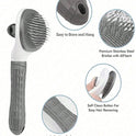 Self Cleaning Pet Grooming Brush for Dogs & Cats | Deshedding Comb