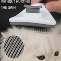 Self Cleaning Pet Grooming Brush for Dogs & Cats | Deshedding Comb