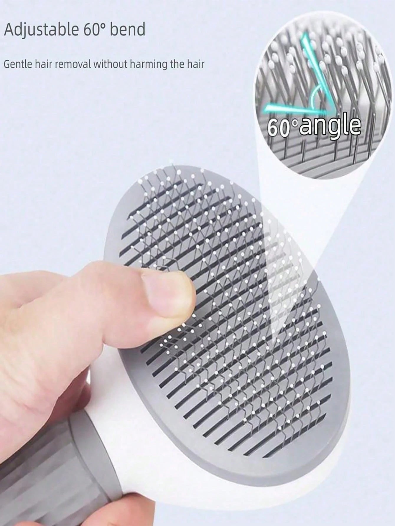 Self Cleaning Pet Grooming Brush for Dogs & Cats | Deshedding Comb