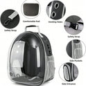 Transparent Space Capsule Pet Backpack – Hard Shell Breathable Carrier for Cats & Dogs