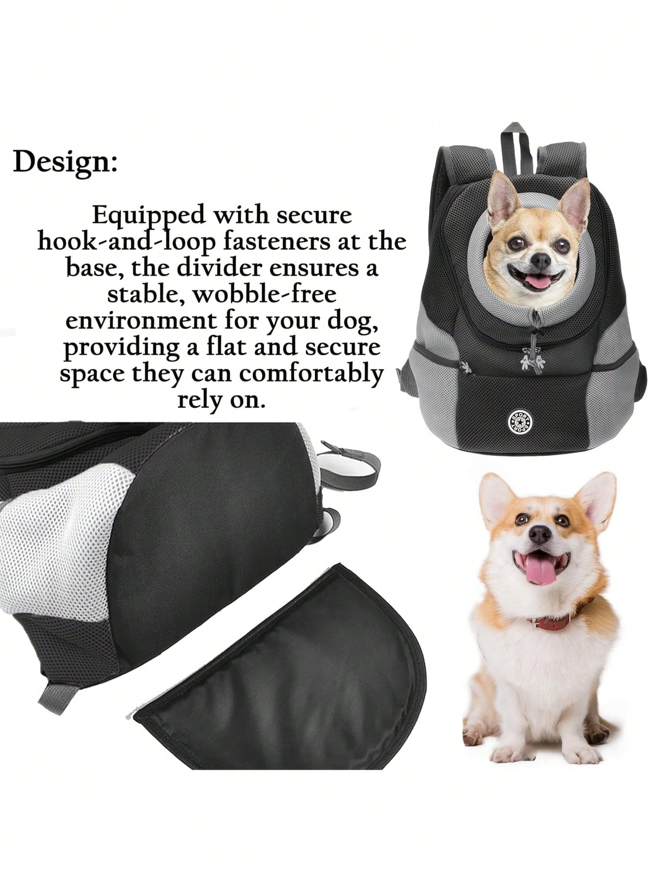 Pet Carrier Backpack for Small Dogs & Cats | Breathable Travel Bag