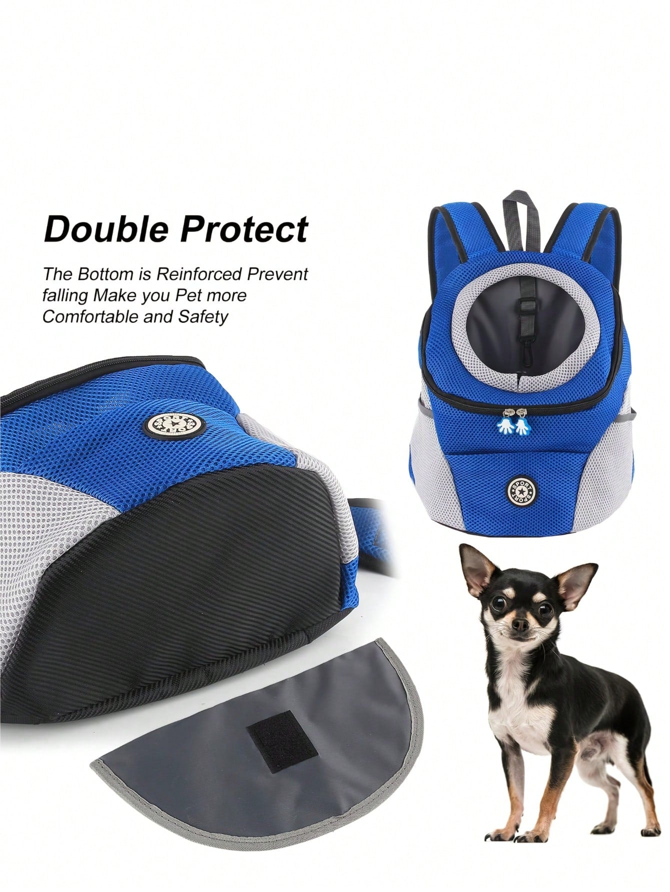 Pet Carrier Backpack for Small Dogs & Cats | Breathable Travel Bag
