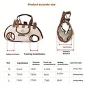 Dog Backpack – Portable Breathable Carrier with Adjustable Straps for Cats & Dogs
