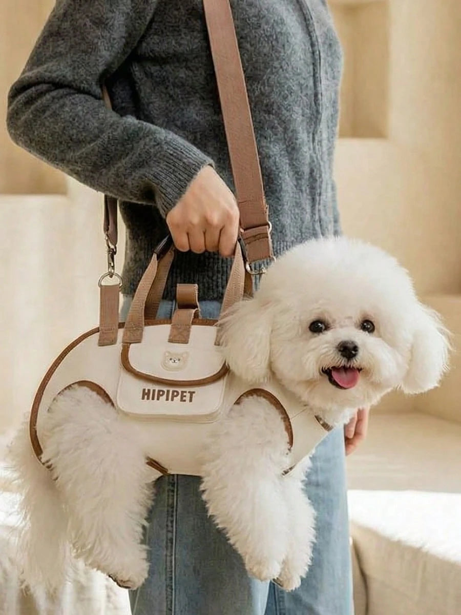 Dog Backpack – Portable Breathable Carrier with Adjustable Straps for Cats & Dogs