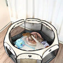 Octagon Pet Fence – Portable Pet Tent & Cage for Cats & Dogs