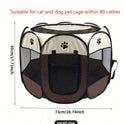 Octagon Pet Fence – Portable Pet Tent & Cage for Cats & Dogs